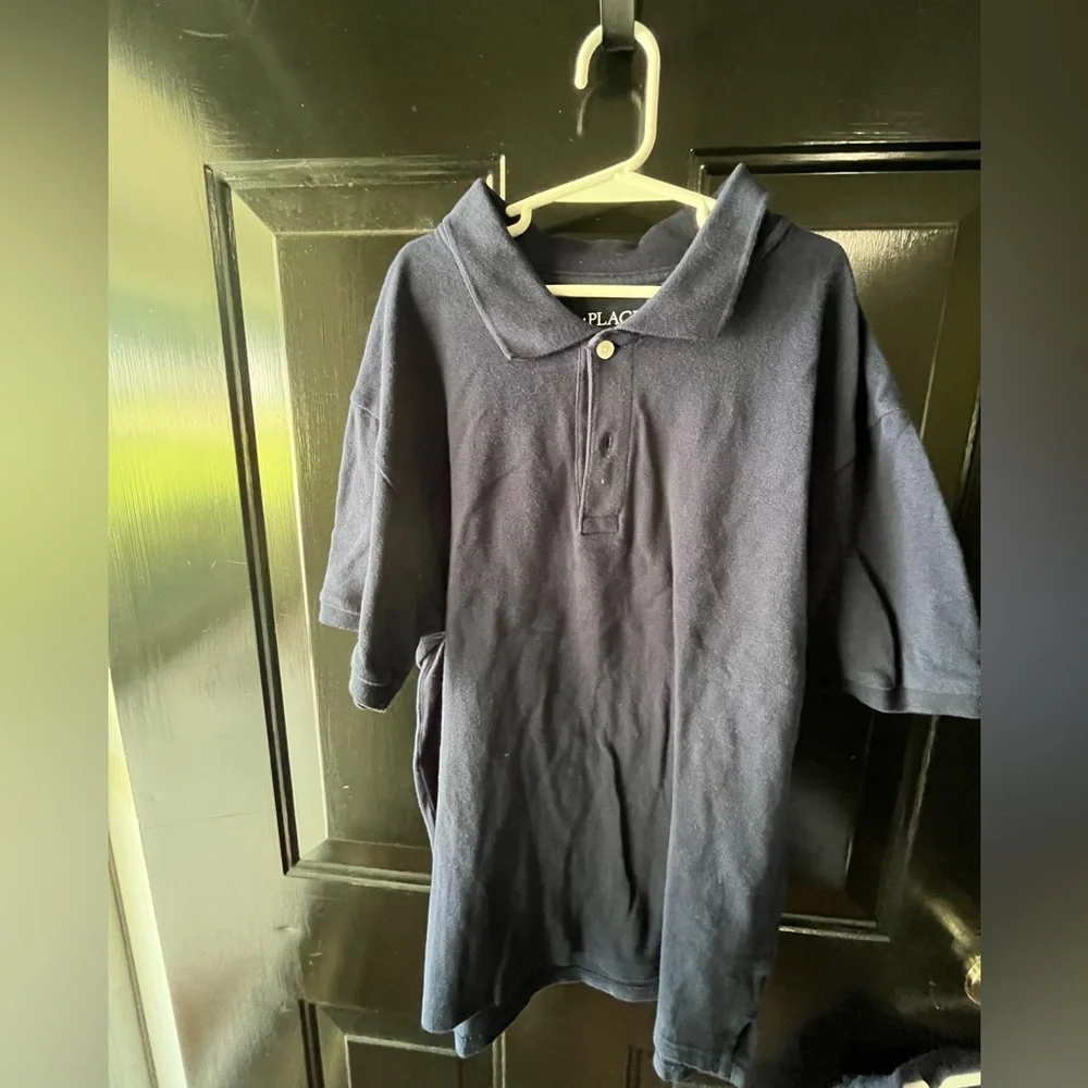 EUC Bundle: Children’s Place Uniform Pique Short-sleeved Navy Polos - Sz XXL/16